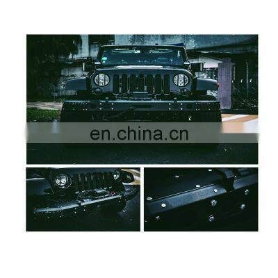 Furyengraver 4x4 Part Steel Bumper for Jeep Wrangler JK Auto Front Bumper Bar Parts Accessories photo-2