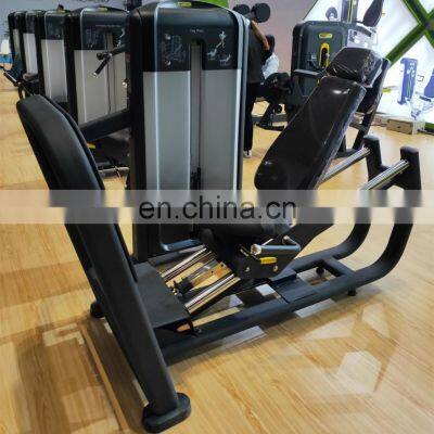 Pin loaded commercial fitness equipment leg press gym use