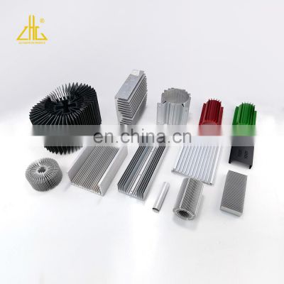 Aluminum Extrusion Heatsink Manufacturer Supplying Custom Round Extruded Aluminum LED Heatsink