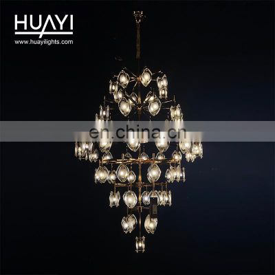 HUAYI Decorative Lighting Non-standard Pendant Luxury Classical Atmosphere Beatuiful G9/G4 Pendent installation