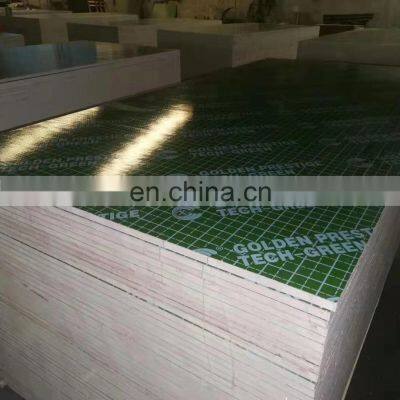 Melamine Laminated Plywood 1220*2440*18mm Green PP Plywood Plastic Formwork Plywood