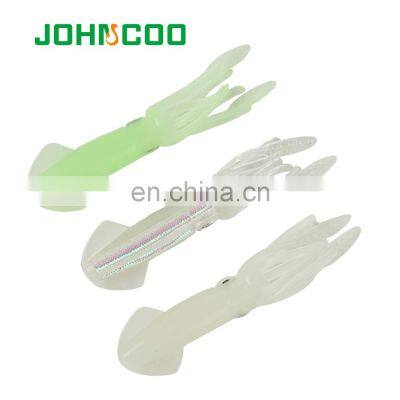JOHNCOO Soft Bait Fishing Worms10cm 8g Soft Luminous Squid Lure High Quality Octopus Fishing Lure Bait