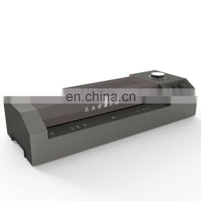 Top Quality Office Paper Passport Industrial 4 Rollers Pouch Lamin Cold & Hot Professional A3 Size Automatic Laminator photo-5