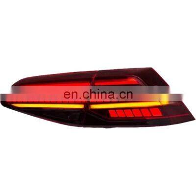 High Quality Aftermarket Led Taillamp Taillight Rear Lamp Rear Light With Dynamic for Volkswagen VW Golf7.5 Tail Lamp Light 2018 photo-4