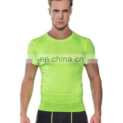 Spandex/cotton Top Quality Gym Customized T-shirt Wholesale Round Neck Fitness Blank Muscle Fit Drop Hem t Shirt