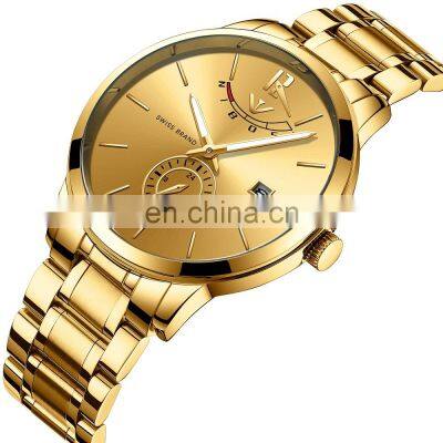 NIBOSI Relogio Masculino Relojes 2020 Gold Watch Mens Watches Top Brand Luxury Sport Quartz Watch Business Waterproof Wristwatch
