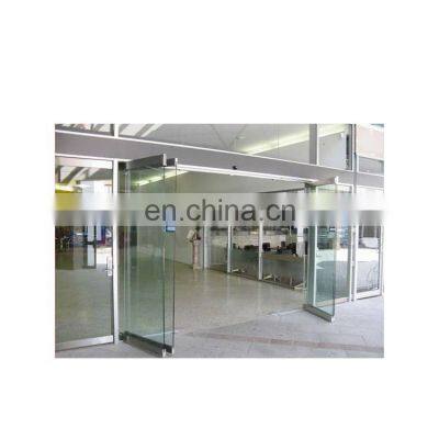 Frameless Aluminum Interior Noiseless Sliding Bulletproof Glass Door