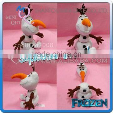 Mini Qute 25 cm Kawaii cartoon stuffed plush Frozen doll princess anna & elsa Creative Disconnect Squeeze Sound olaf kids toys