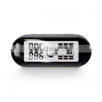 14 Tires Solar Power Double Charge Universal Truck External Sensor Tire Pressure Monitor Tpms  Digital Ce