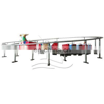 Playground factory price sliding dragon small roller coaster for sale