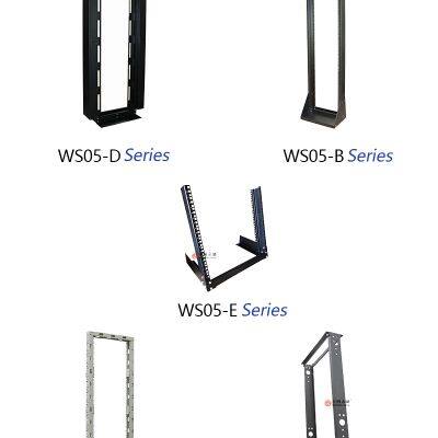 Factory Manufacyurer WS05-D Data Room 19inch Open Frame Racks 42U Network Rack for Network Telecom for Network Equipment photo-2