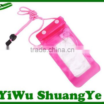 plastic pouch bag,waterproof phone case,small pvc bag waterproof