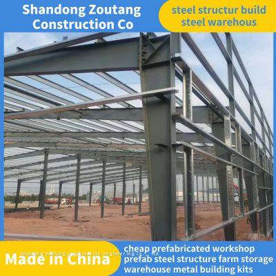 Prefabricated office warehouse prefabricated frame industrial high steel prefab multi storey steel structure building