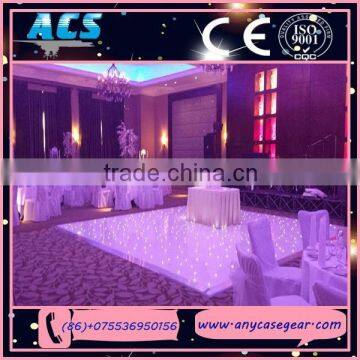 ACS disco dance floor tile/disco floor 1*1m acrylic surface dance floor