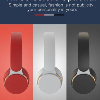 Headband Earphones Wireless Music Stereo Earphone Wireless Blue Tooth Headset Noise Cancelling Headphone