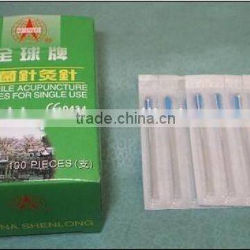 Quanqiu Brand sterile acupuncture needles for single use