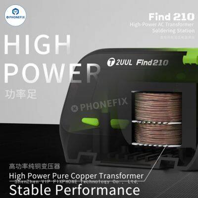 2UUL FD01 Find210 60W High-Power AC Transformer Soldering Station supports C210 soldering iron tips