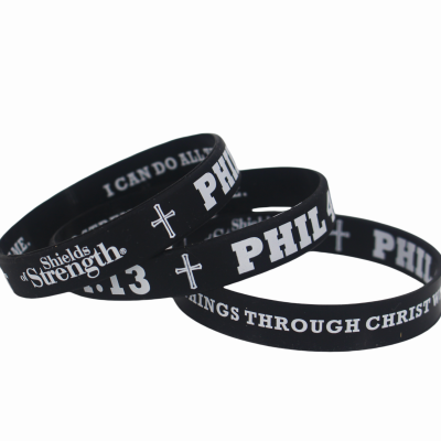 Factory Directly Custom Printed Logo Creative Low Price Sports Silicone Bracelet for Activities