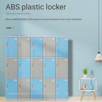 Wasserdichte ABS-Kunststoff-Schließfächer HNYG06PL | Rostfreie Stauraum-Schließfächer für Schwimmbäder und Wellnessbereiche photo-4