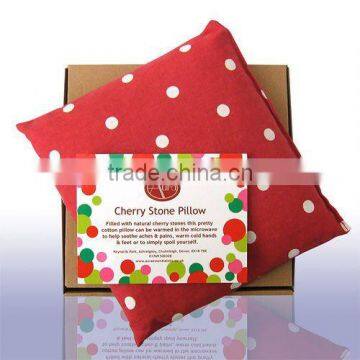 Cherry stone pillow