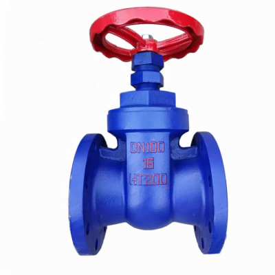 BS Dark Wedge Flange Hard Seal Gate Valve de Ferro Dúctil e Ferro Fundido Cinzento PN16 Válvula de Portão Manual de Passagem Total