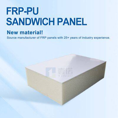 GRP PU-Sandwichplatte für Kühlräume, begehbare Kühlschränke, Wand- und Deckenverkleidung, feuchtigkeitsbeständig, energiesparend, zur Lebensmittelkonservierung, FRP-Sandwichplatte