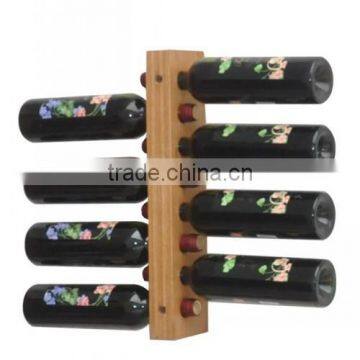 Wooden Wine Rack, Wine Bottle Display Shelf, Wholesale Wine Bottle Holder Wall photo-2