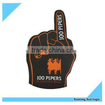 OEM sports cheering finger foam with color printing