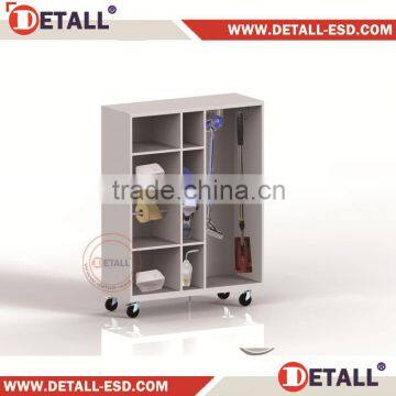 visible storage cabinet with practical accessories