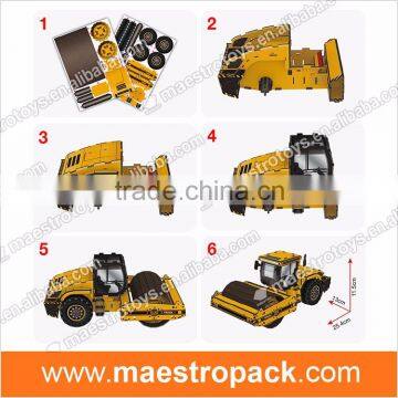 49PCS ROAD ROLLER Transportation 3d Puzzle photo-4