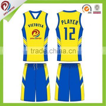 Digital Print Best Basketball Uniforms Custom Wholesale Reversible Basketball Jersey Uniform photo-3