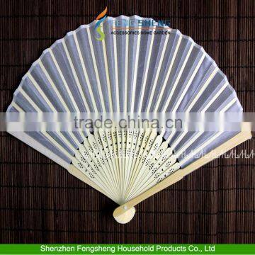 Bamboo Silk Fan Hand Folding Fans Wedding Gifts Souvenirs photo-2