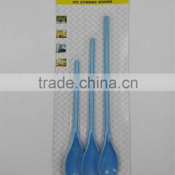 3pc Plastic spoon set