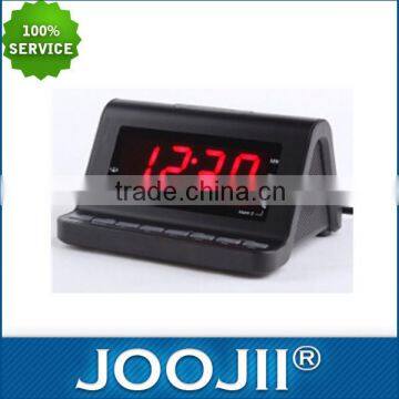 Wholesale red LED diaplay radio alarm clock