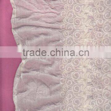 embroidery cotton lace fabric