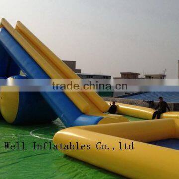 inflatable slide water beach / inflatable water slide with pool