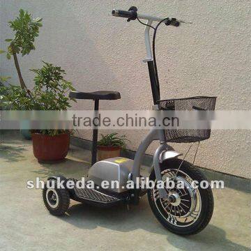 CE three wheel mobility Scooter with adjustable seat