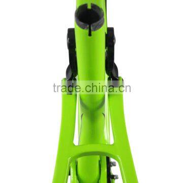 27.5er Full Suspension MTB Frame AC650B Carbon Bicycle Frame 27.5 Carbon Bike AC156 Green Painting photo-6