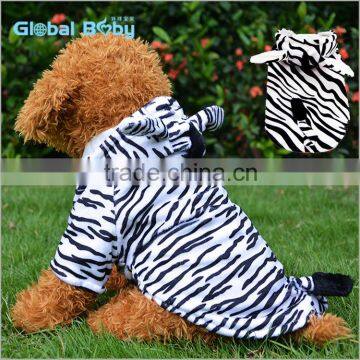 Wholesale Dog Halloween Costumes Zebra Pattern Pet Jumpsuit for My dogs                        
                                                Quality Choice