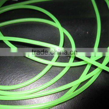 green striped silicone tube