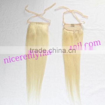 clip in blonde ponytail extensions