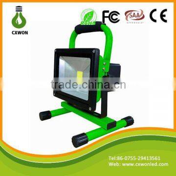 Colorful portable 5w 10w 20w 50w rechargeable led flood light