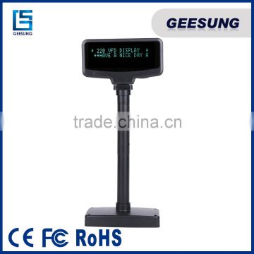 2lines USB customer pole display for restaurant pos