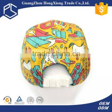 5 Panel Printed Pattern Flat Bill Baby Hat Wholesale photo-4