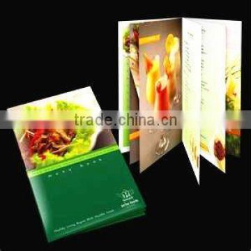 Delicate Hardcover Menu Book ,Menu Cover for Restaurant & Hotel