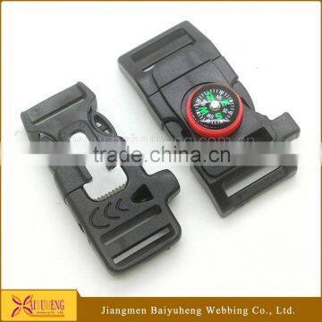 wholesale emergency whistle buckle for paracord bracelet