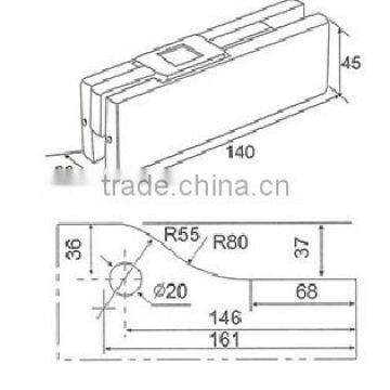 Crank Clamp/Glass Door Clamp/Glass Door Hardware (DL-017) photo-2