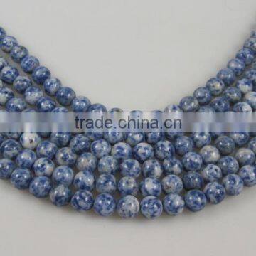 Gold Spot Sodalite round beads in different sizes for wholesale