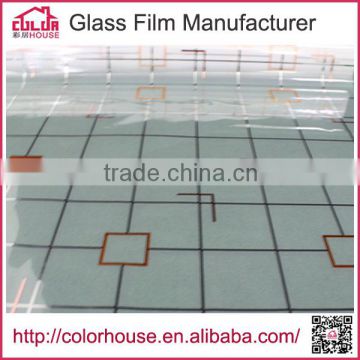 door skin film pvc adhesive free glass film