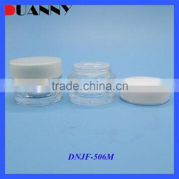 Manufacturer Round Cosmetic Acrylic Cream Jar 30G 50G Empty Plastic Jar Wholesale